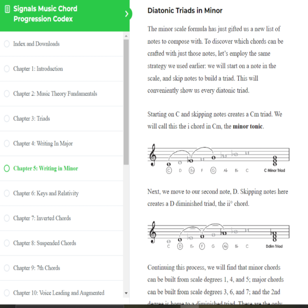 Bundle: Signals Music Chord Progression Codex (Physical + Digital) - Image 5